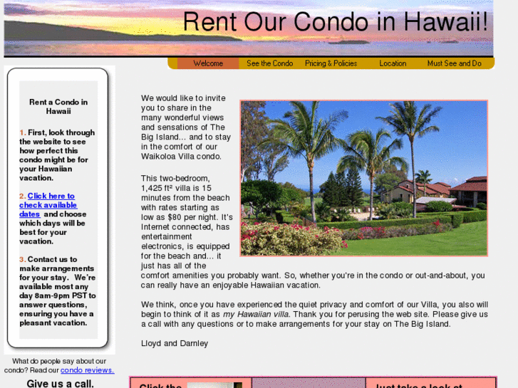 www.myhawaiianvilla.com