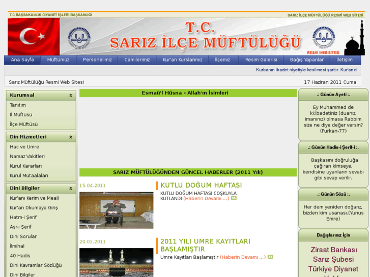 www.sarizmuftulugu.gov.tr