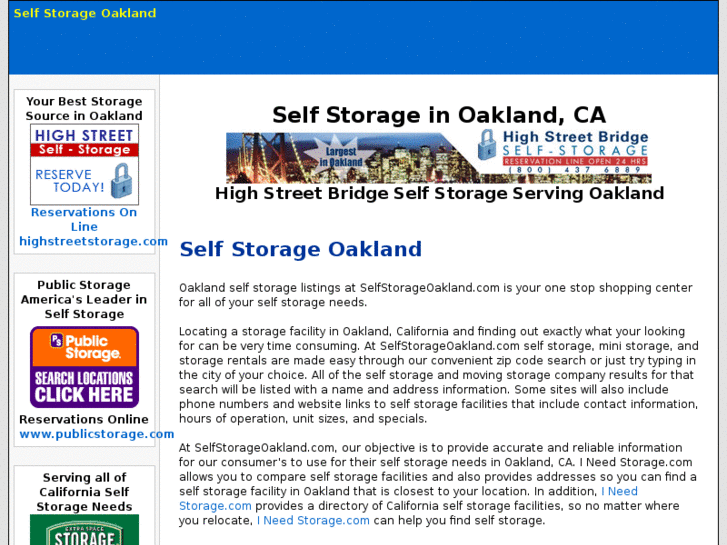 www.selfstorageoakland.com