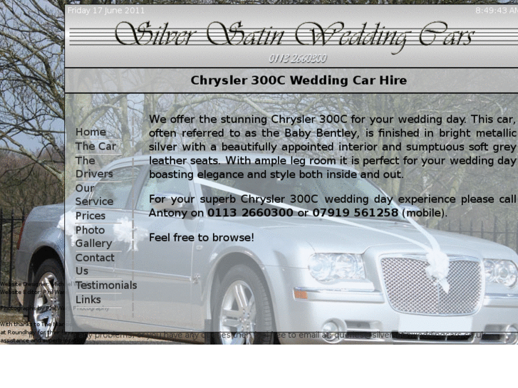 www.silversatinweddingcars.com