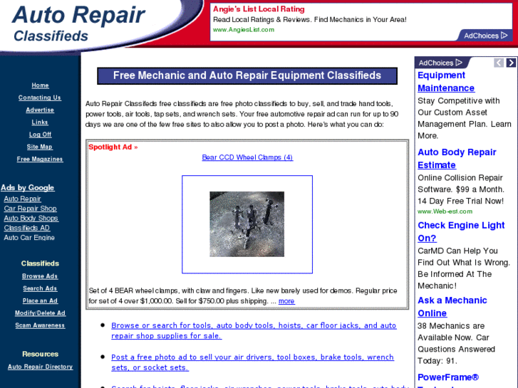 www.auto-repair-classifieds.com