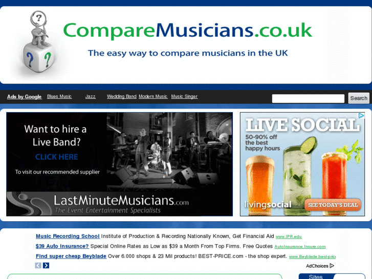 www.comparemusicians.co.uk