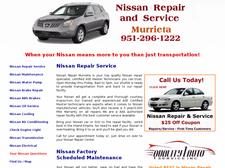 www.nissanrepairmurrieta.com