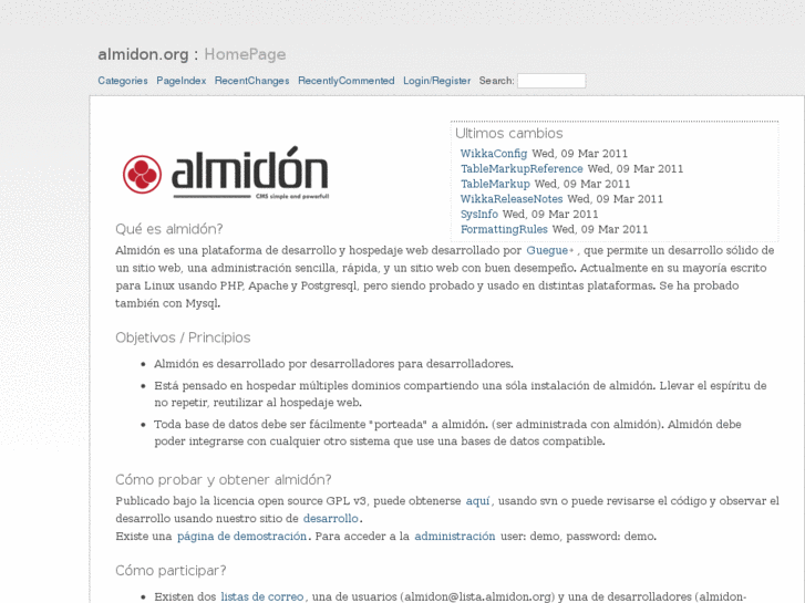 www.almidon.org