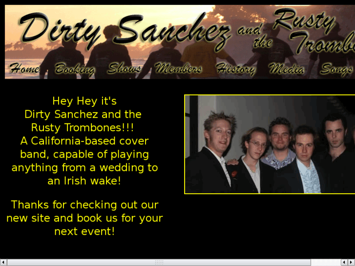 www.dirtysanchezband.com