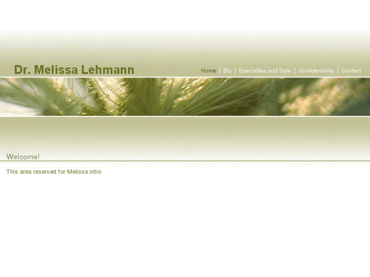 www.drmelissalehmann.com