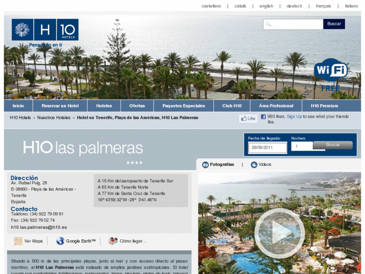 www.hotelh10laspalmeras.com