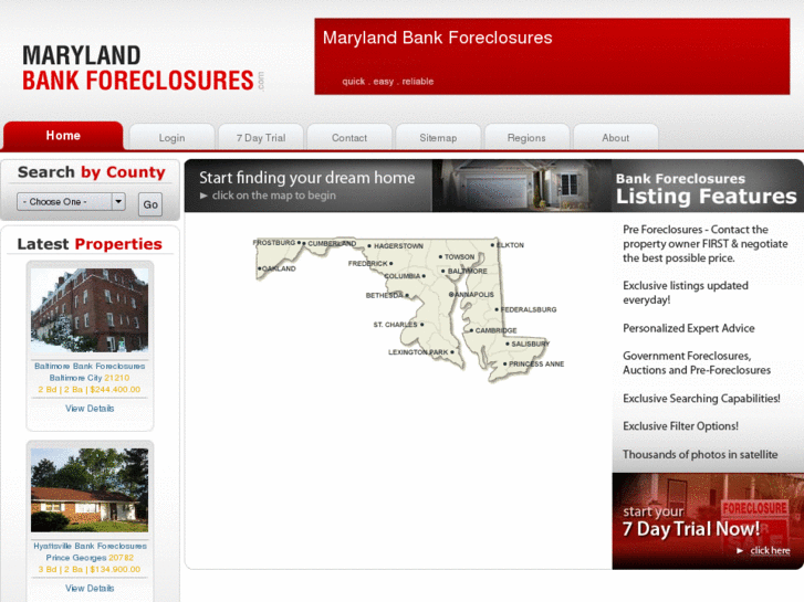 www.maryland-bank-foreclosures.com