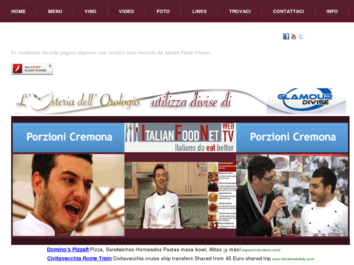 www.osteriadellorologio.net