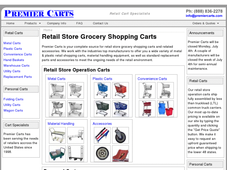 www.premiercarts.biz