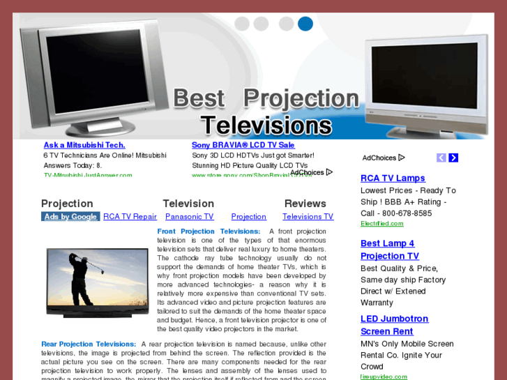 www.projectiontelevisionsreview.com