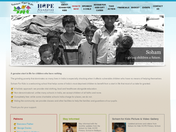 www.sohamforkids.org