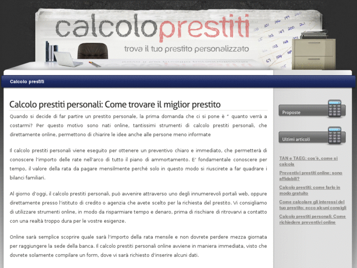 www.calcoloprestiti.net