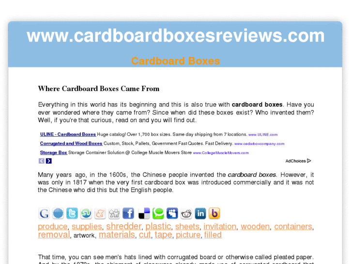 www.cardboardboxesreviews.com