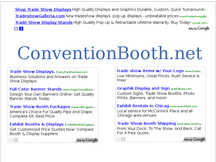 www.conventionbooth.net