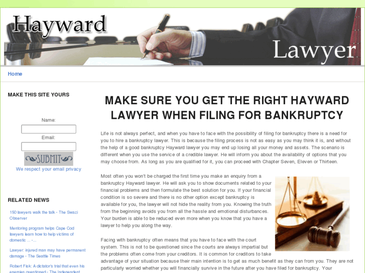 www.haywardlawyer.org