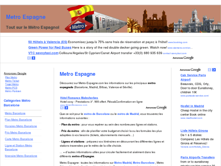 www.metro-espagne.com