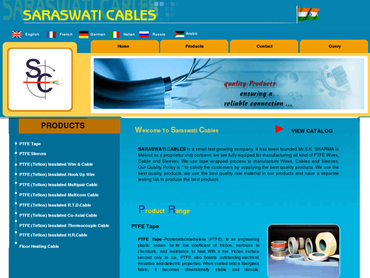 www.saraswatiptfecables.com