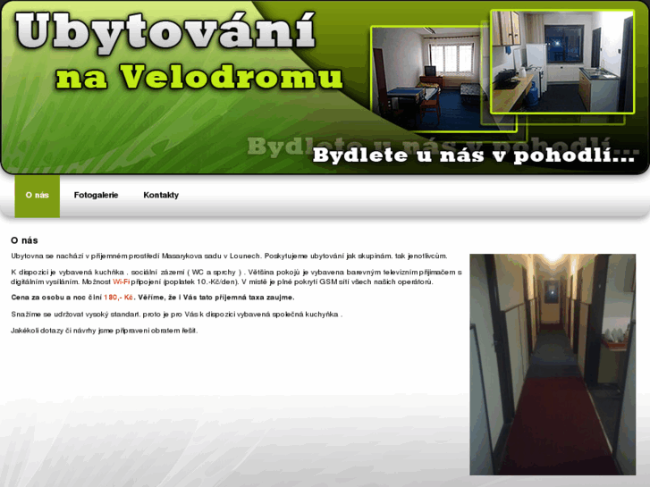 www.ubytovnanavelodromu.com