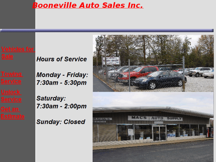 www.boonevilleautosales.com