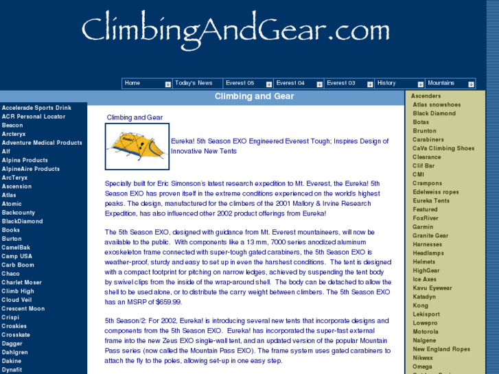 www.climbingandgear.com