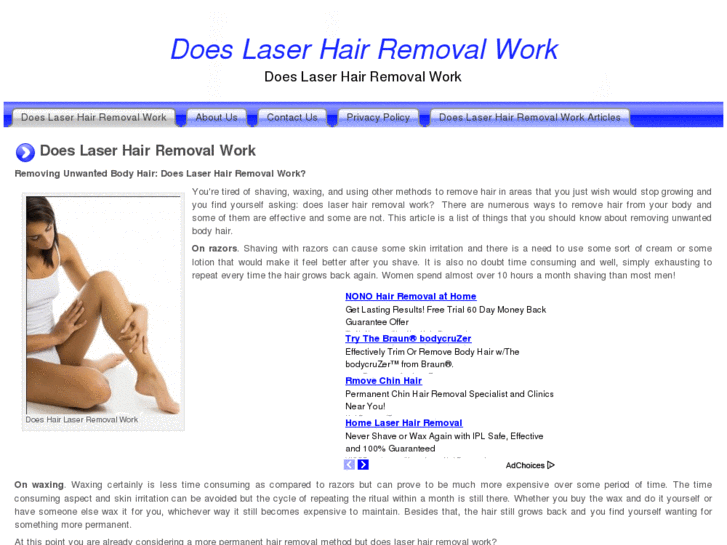 www.doeslaserhairremovalwork.org