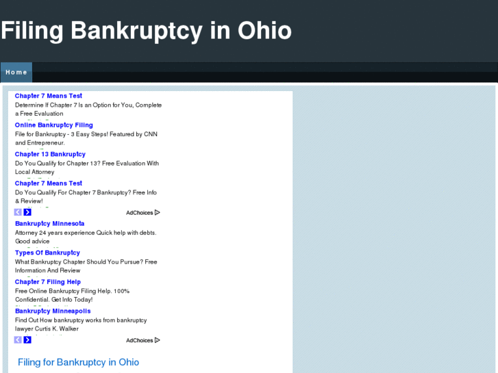 www.filingbankruptcyinohio.net