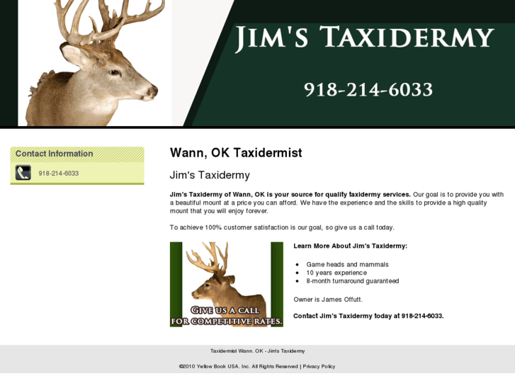 www.jimstaxidermyservice.com