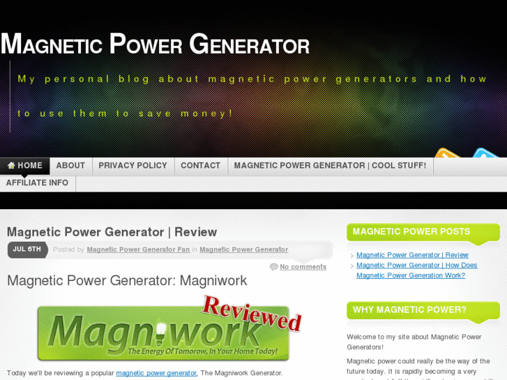 www.magneticpowergeneratorsite.com