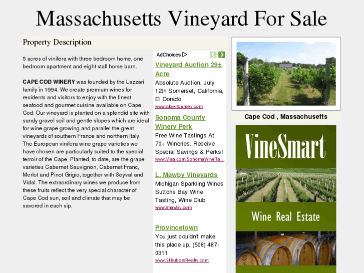 www.massachusettsvineyardforsale.com