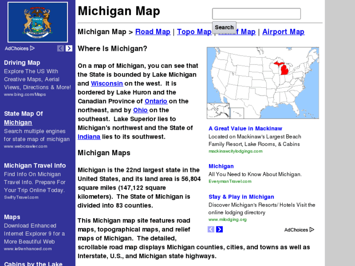 www.michigan-map.org