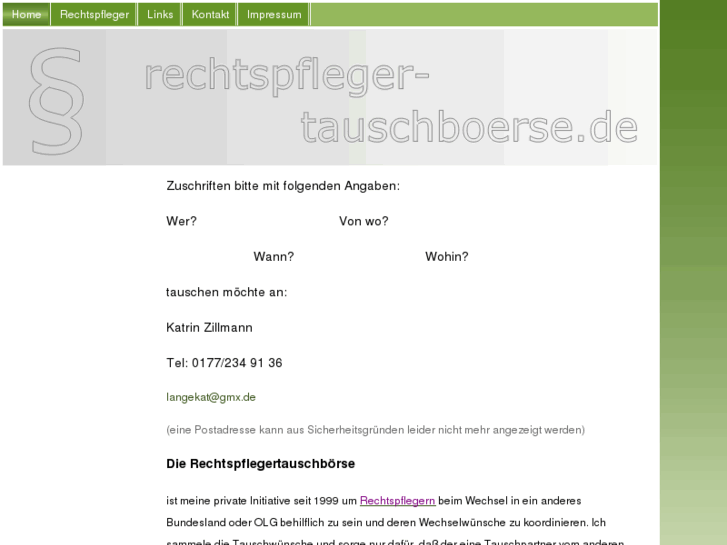 www.rechtspfleger-tauschboerse.de