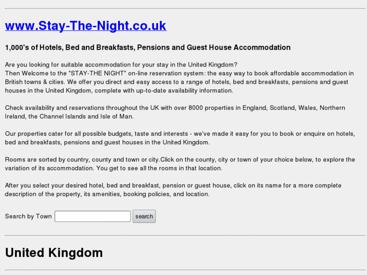 www.stay-the-night.co.uk