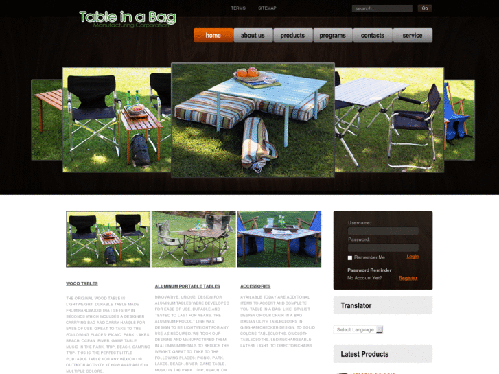 www.tableinabag.com