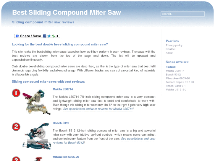 www.bestslidingcompoundmitersaw.com