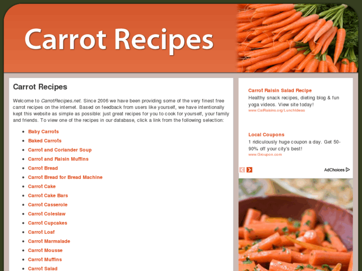 www.carrotrecipes.net