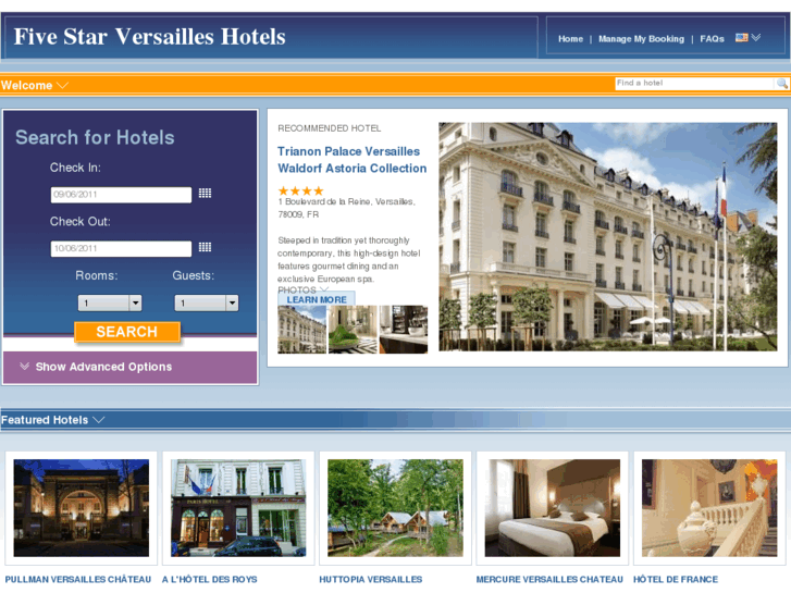 www.fivestarversailleshotels.com