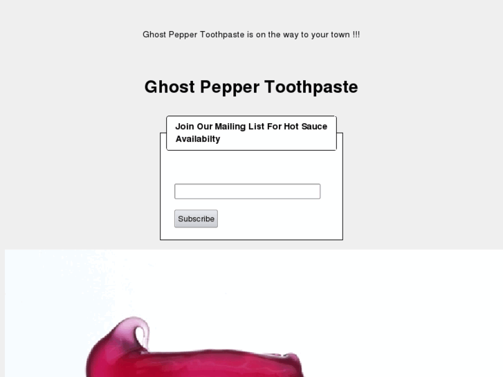 www.ghostpeppertoothpaste.com