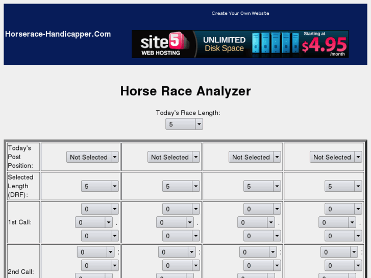 www.horserace-handicapper.com