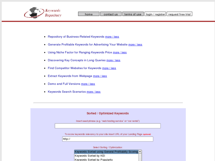 www.keywordsrepository.com