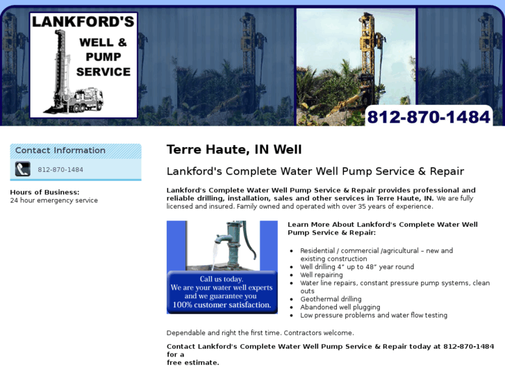 www.lankfordswellandpumpsvc.com