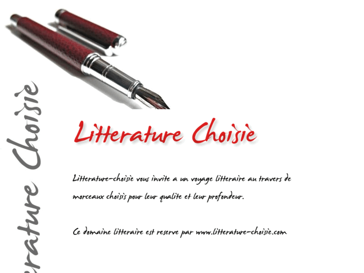 www.litterature-choisie.info