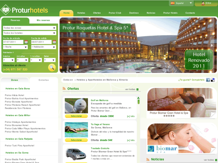 www.protur-hotels.com