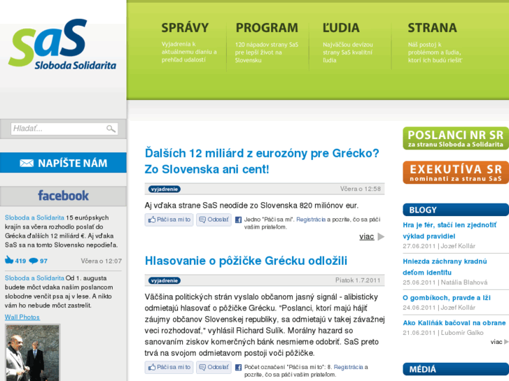 www.strana-sas.sk