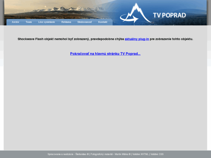 www.tvpoprad.sk