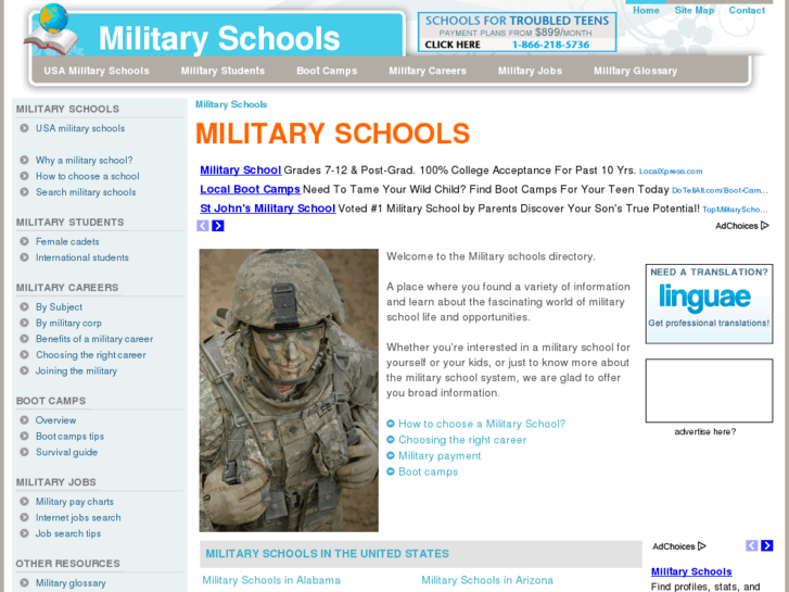 www.aboutmilitaryschools.org