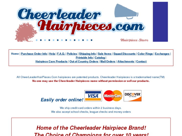 www.cheerleader-hairpieces.com