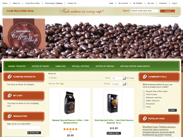 www.costaricacoffeeshop.com