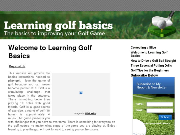 www.learninggolfbasics.com