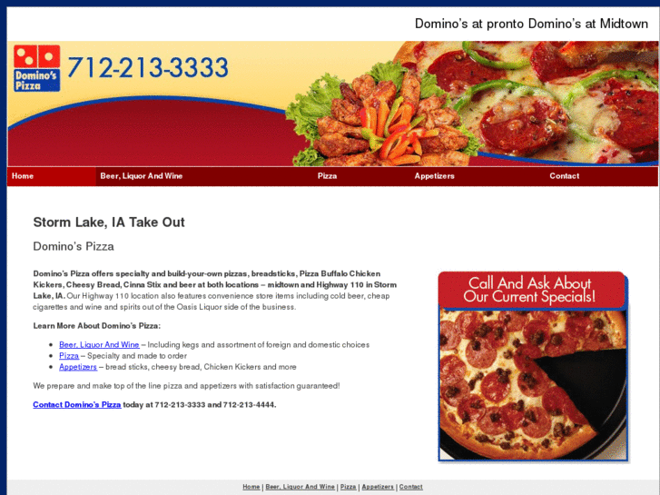 www.pizzastormlake.com